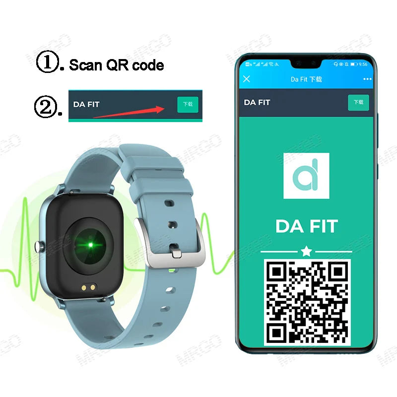 Smart Watch with Fitness Activity & Heart Rate Tracker