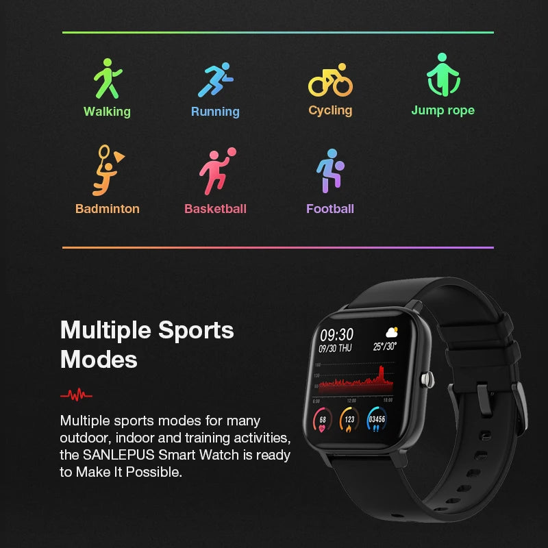 Smart Watch with Fitness Activity & Heart Rate Tracker