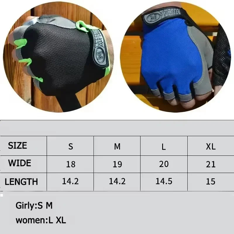 Half Finger Sports Gym Gloves