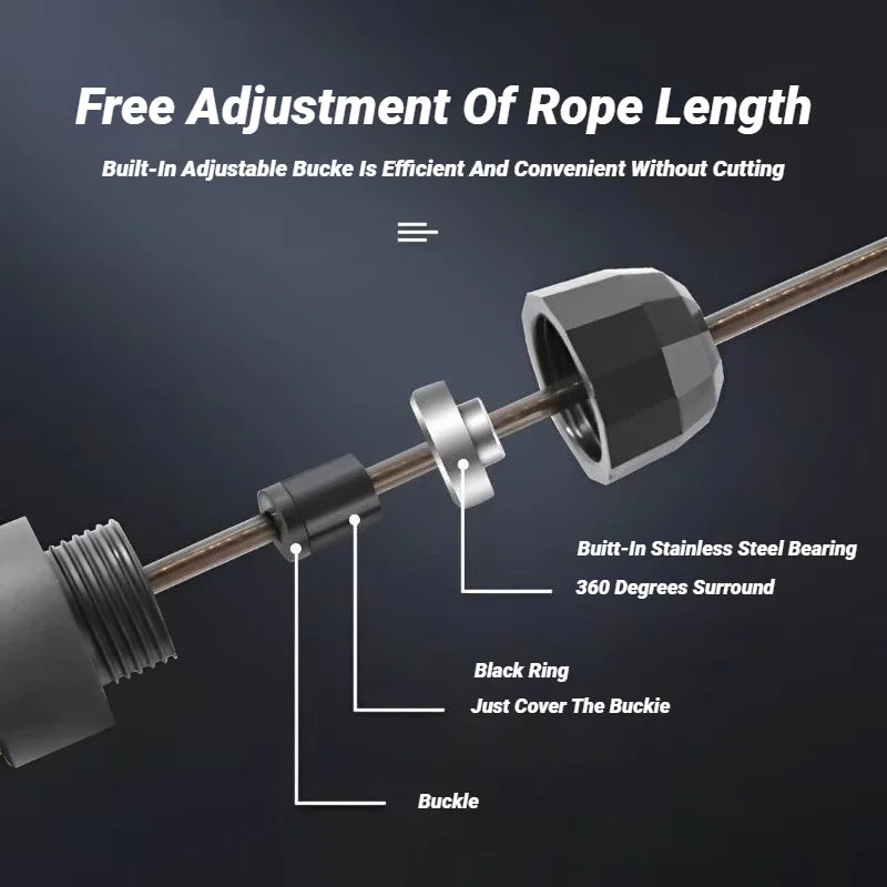 Adjustable Steel Jump Rope