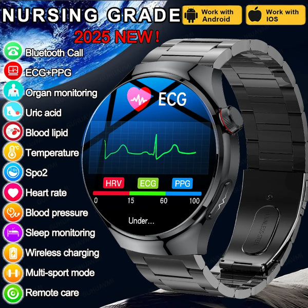 Blood Pressure Monitoring Bluetooth Smart Watch